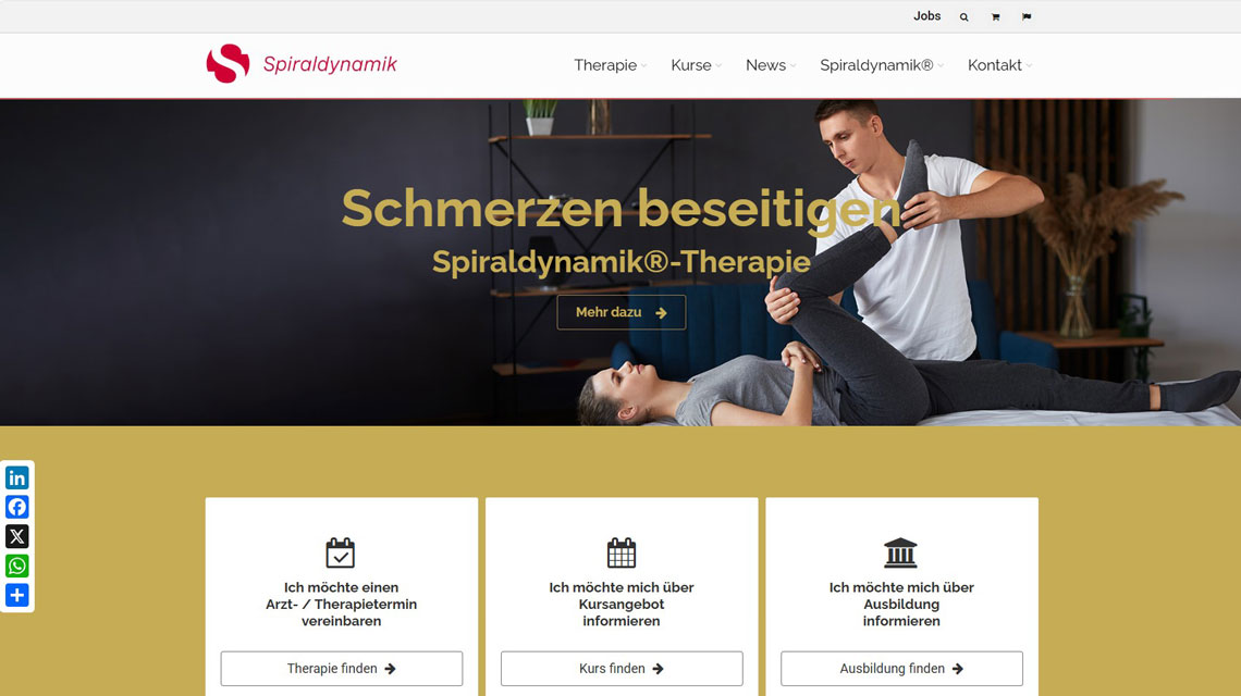 Frischer Auftritt im Netz: Spiraldynamik® launcht neue Website im April